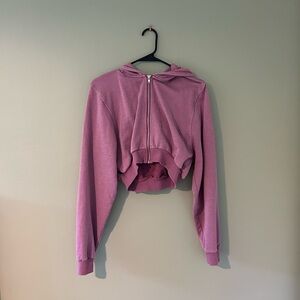 alo cropped hoodie
